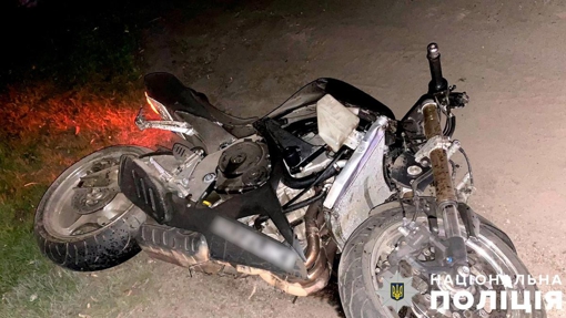 На Полтавщині зіткнулися мотоцикл та велосипед: двоє осіб зазнали поранення
