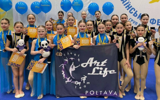 Черлідери з Полтавської громади посіли призові місця на чемпіонаті України
