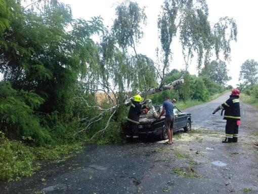 В одному з районів Полтавщини, через негоду, були знеструмлені населені пункти