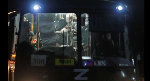 З "Азовсталі" евакуювали 264 українських військових на окуповані території