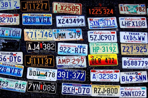 Американські номерні знаки для автомобіля