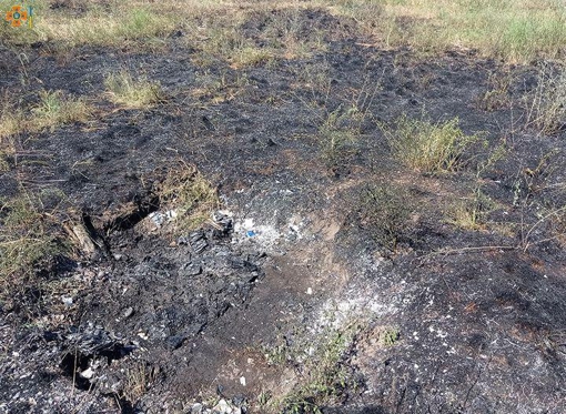 У Полтавській області під час пожежі на відкритій території чоловік отримав опіки