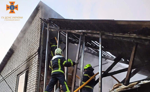 У Полтаві горіло помешкання: вогонь знищив майно та документи власника