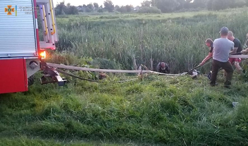 У Полтавській області надзвичайники врятували корову