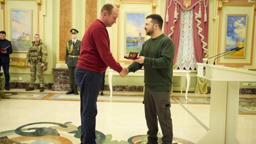 Президент нагородив орденом "За мужність" бійця з Полтавщини Олексія Вовка