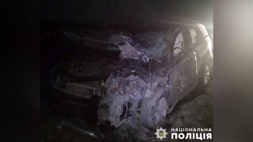 У Полтавській області зіткнулися легковик та вантажівка: троє людей отримали поранення
