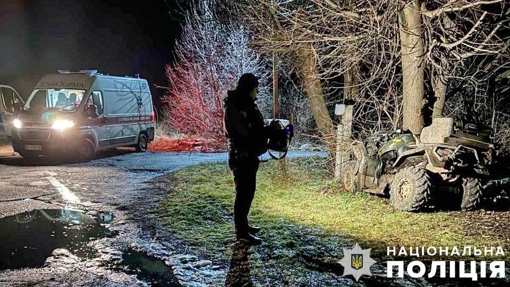 У Полтавській області квадроцикл врізався у дерево: загинули двоє чоловіків