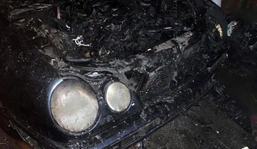 У Кременчуці вночі загорівся автомобіль