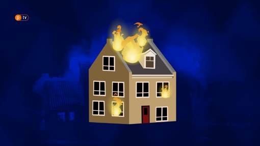 На Полтавщині сталася пожежа у житловому будинку: людей евакуювали