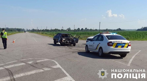 У Полтавській області зіткнулися автомобілі: 52-річного чоловіка госпіталізували