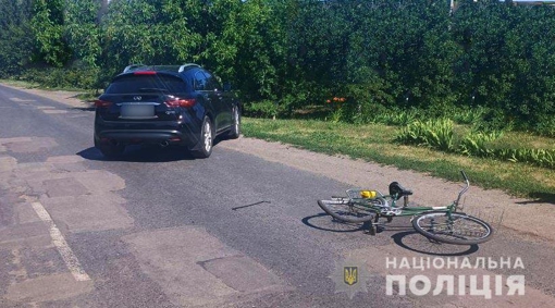 На Полтавщині легковик збив 52-річну велосипедистку