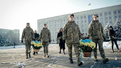 У Полтаві вшанували пам'ять героїв Небесної Сотні та полеглих учасників АТО