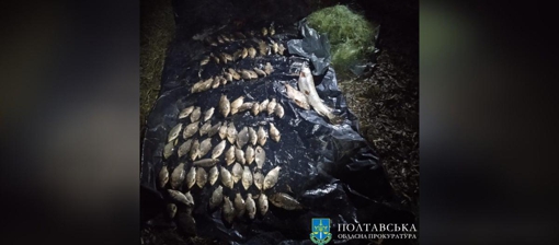 На Полтавщині судитимуть 57-річного чоловіка, який незаконно наловив риби на понад 100 тис. грн