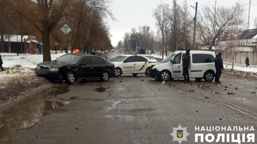 У Полтавській області зіткнулися два легковики: поранений 68-річний чоловік