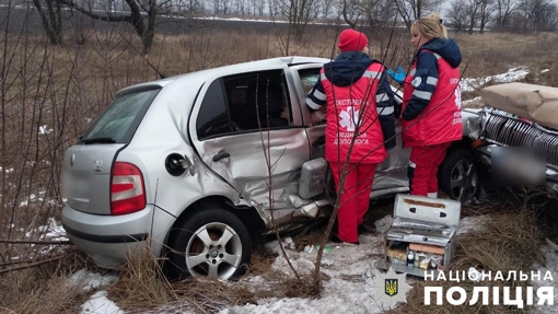 У Полтавській області зіткнулися два легковики: 34-річна жінка померла у лікарні