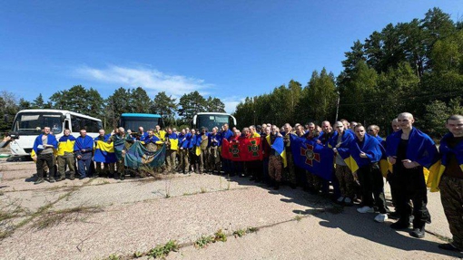 Чотирьох воїнів з Полтавщини повернули з полону на День Незалежності