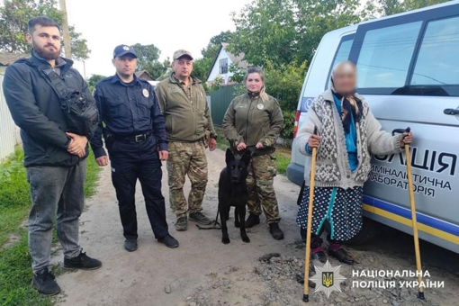 У Полтавській області пенсіонерка заблукала в хащах, її знайшли виснажену