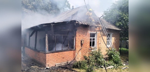У пожежі на Полтавщині отримала поранення мати чотирьох дітей