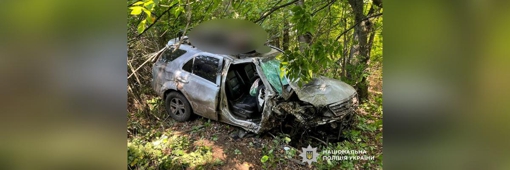 У Полтавській області водій легковика вилетів з дороги й отримав поранення
