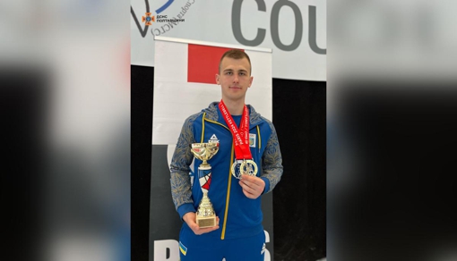 Полтавський рятувальник став призером чемпіонату Європи з гирьового спорту