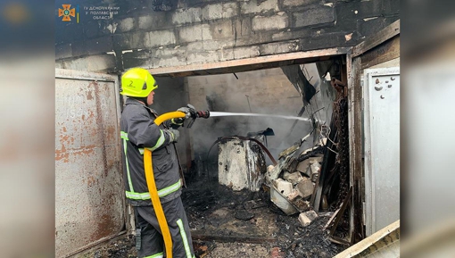 В Полтавському районі внаслідок пожежі мати та син отримали опіки