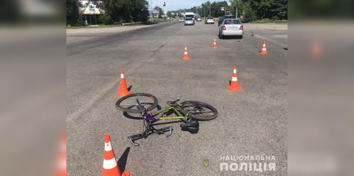 У Полтаві легковик збив велосипедиста: 20-річний хлопець травмувався