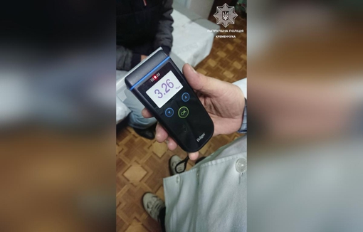 На Полтавщині затримали п’яного водія без водійського посвідчення