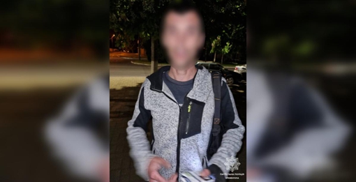 У Кременчуці затримали 39-річного чоловіка, якого підозрюють у крадіжці