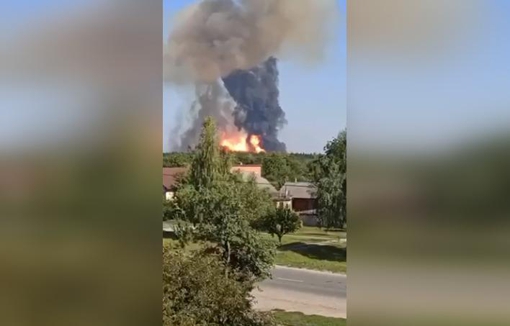 На Полтавщині під час повітряної тривоги стався вибух: здійнялася пожежа. ОНОВЛЕНО