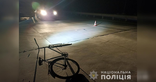 На Полтавщині мікроавтобус збив 63-річного велосипедиста, його госпіталізували