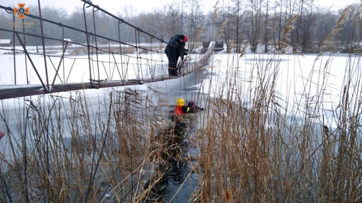 На Полтавщині жінка провалилася під лід