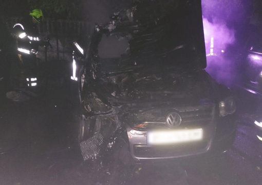 У Кременчуці підпалили автомобіль одного з товариств