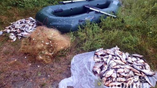 На Полтавщині браконьєри виловили риби на понад 600 тисяч гривень