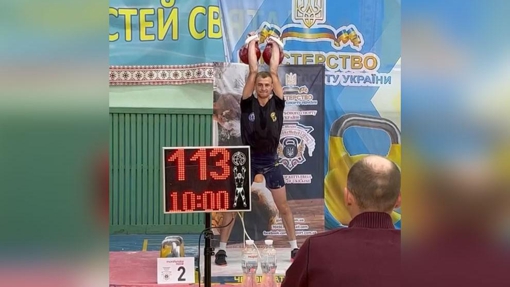 Ярослав Величко виборов бронзу на Кубку України з гирьового спорту