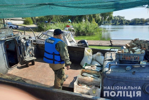 На Полтавщині незаконно виловили риби на близько півтора мільйона гривень
