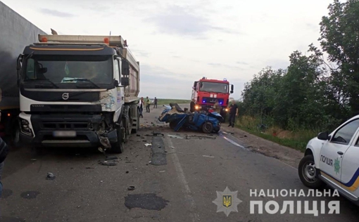 Смертельна ДТП на Полтавщині: зіткнулися легковик і вантажівка