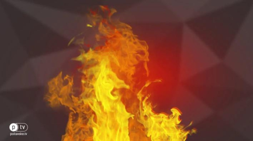 На Полтавщині під час спалювання сміття пенсіонер упав у вогонь