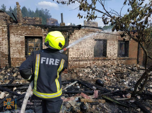 У Полтавській області згорів житловий будинок з усім майном