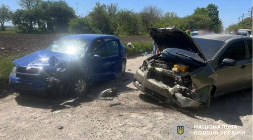 На Полтавщині зіткнулися легковики: дитина поранена
