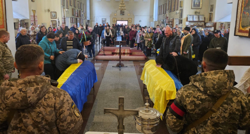 У Полтаві попрощалися із бійцями Андрієм Туровим та Олександром Маляренком