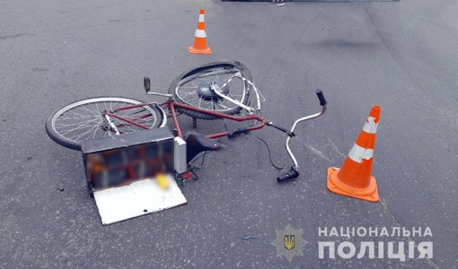 У Полтаві вантажівка збила велосипедиста